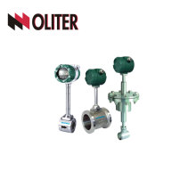 SS304 oil gas oline flowmeter hydraulic vortex flow meter with LED